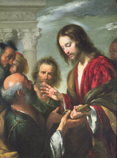 Die Übergabe der Schlüssel an St. Peter von Bernardo Strozzi